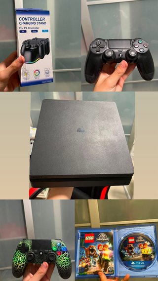 PlayStation 4 (PS4) Negra + Accesorios