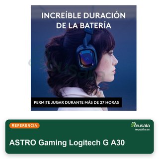 ASTRO Gaming Logitech G A30 auriculares