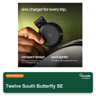 Twelve South Butterfly SE cargador viaje iPhone