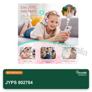 JYPS Auriculares inalámbricos Bluetooth niños rosa