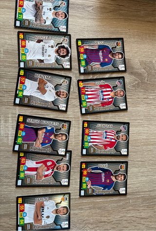 Cromos Fútbol Platinum 10 18/19