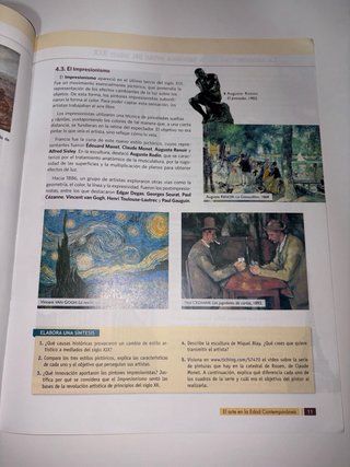 Historia del mundo contemporáneo, 1 Bachillerato