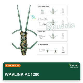 WAVLINK AC1200 repetidor wifi exterior dual banda
