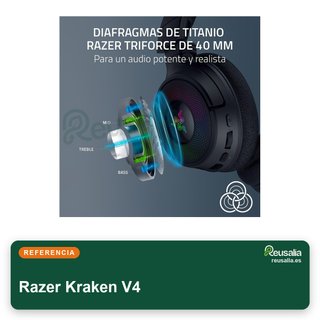 Razer Kraken V4 auriculares gaming inalámbricos