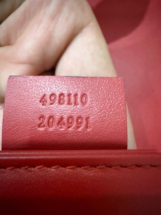 Bolso Gucci GG Marmont Rojo
