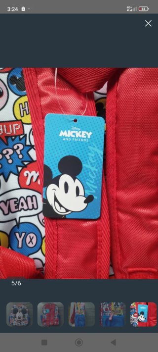 Mochila 3D Disney Mickey Mouse