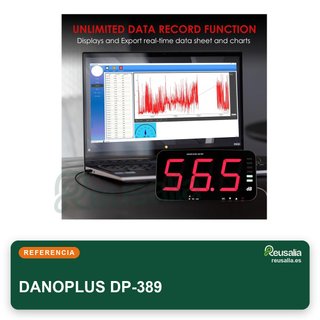 Medidor de decibelios DANOPLUS con alarma visual