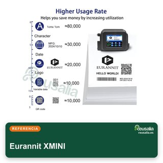 Eurannit XMINI impresora portátil tinta rápida