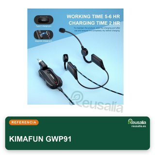 KIMAFUN micrófono inalámbrico fitness GWP91