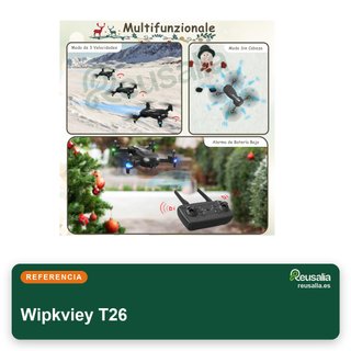 Wipkviey T26 Dron cámara HD 1080P FPV