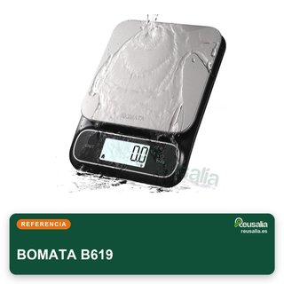 BOMATA B619 báscula cocina precisión acero