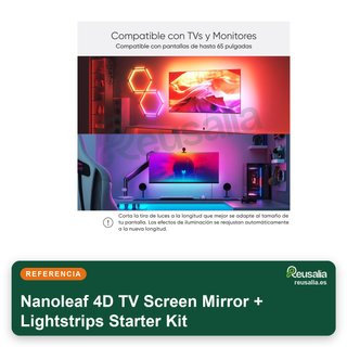 Nanoleaf 4D TV Screen Mirror + Lightstrips Starter