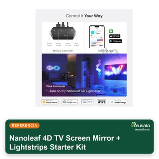 Nanoleaf 4D TV Screen Mirror + Lightstrips Starter