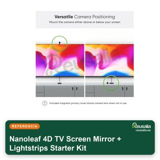 Nanoleaf 4D TV Screen Mirror + Lightstrips Starter