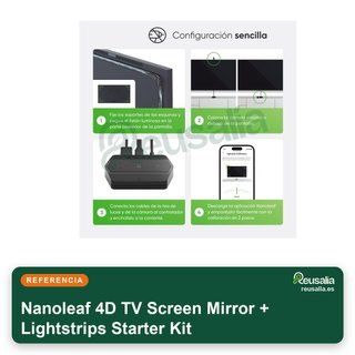 Nanoleaf 4D TV Screen Mirror + Lightstrips Starter