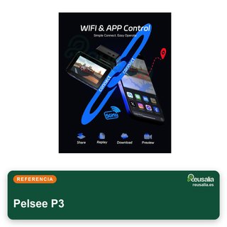 Pelsee P3 64GB Cámara coche 4K doble visión