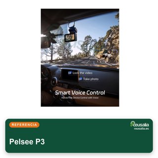 Pelsee P3 64GB Cámara coche 4K doble visión