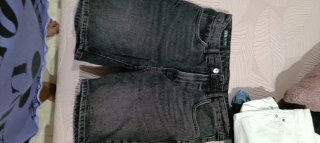Vaqueros cortos negros Zara