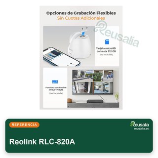 Reolink RLC-820A cámara vigilancia 4K PoE