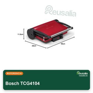 Bosch TCG4104 grill eléctrico rápido cocina