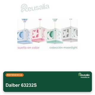 Dalber 63232S lámpara colgante luna rosa