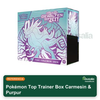Pokémon Top Trainer Box Carmesin & Purpur cartas