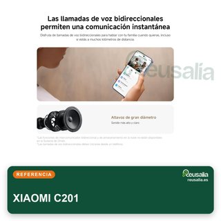 Xiaomi C201 cámara vigilancia interior 1080p WiFi
