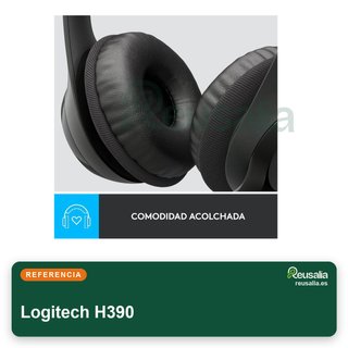 Logitech H390 auriculares USB sonido micrófono