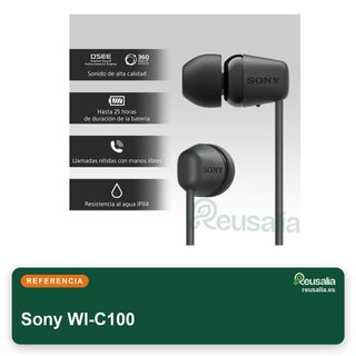 Sony WI-C100 auriculares inalámbricos batería