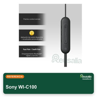 Sony WI-C100 auriculares inalámbricos batería
