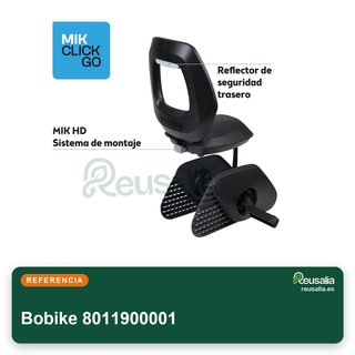 Bobike 8011900001 silla bicicleta trasera MIK-HD