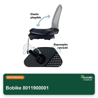 Bobike 8011900001 silla bicicleta trasera MIK-HD