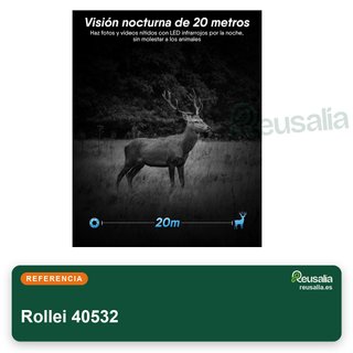 Rollei 32GB cámara de caza 4G 4K visión nocturna