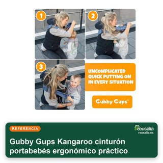 Kangaroo cinturón portabebés ergonómico práctico