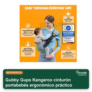 Kangaroo cinturón portabebés ergonómico práctico