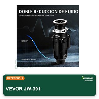 VEVOR triturador basura cocina 1/2 HP