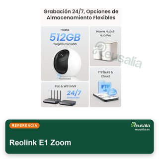 Reolink E1 Zoom cámara 4K 3X óptico
