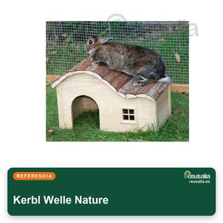Kerbl Welle Nature caseta madera roedores 30x20x20