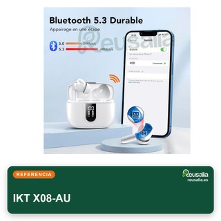 Auriculares inalámbricos Bluetooth reducción ruido