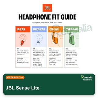 JBL Sense Lite auriculares inalámbricos bluetooth
