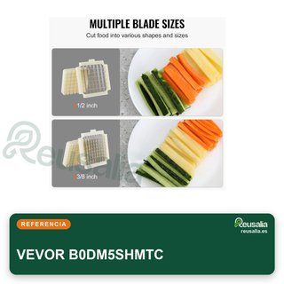 VEVOR cortadora eléctrica patatas