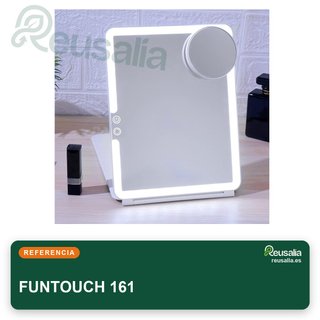 FUNTOUCH espejo tocador viaje luz portátil