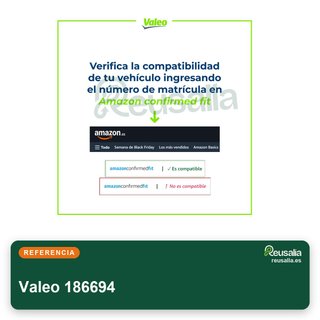 Valeo 186694 2x Discos Freno Macizo Eje Trasero