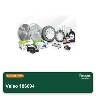 Valeo 186694 2x Discos Freno Macizo Eje Trasero