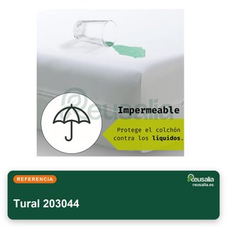 Tural funda colchón infantil 70x140 impermeable