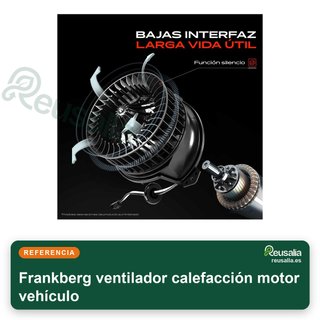 Frankberg ventilador calefacción motor vehículo
