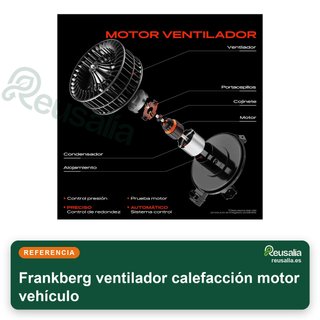 Frankberg ventilador calefacción motor vehículo