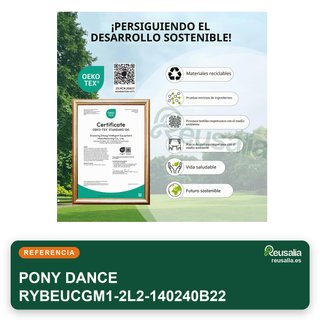 PONY DANCE cortina opaca doble capa 140x240cm