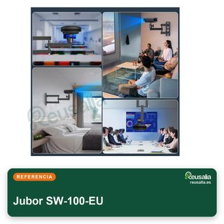 Soporte proyector pared ajustable 360° metal