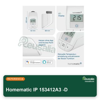 Homematic IP 153412A3 -D termostato digital